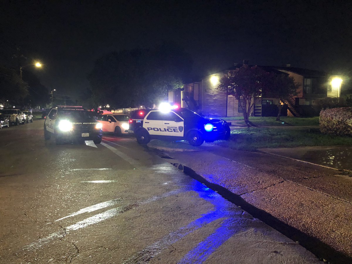 Houston Police:Midwest TAC and patrol have four robbery suspect in custody 6100 Reims. Suspects were in a vehicle taken in a carjacking and were apprehended after a pursuit and PIT