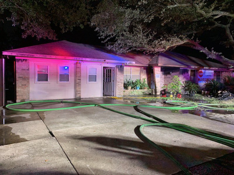 Investigators concluded that the fire was caused by discarded smoking materials. The 83 year old woman was on oxygen and there were no working smoke alarms in the home