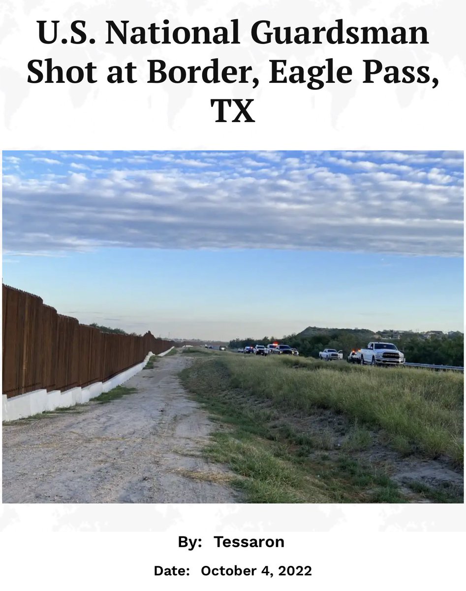 Police are investigating the shooting of a U.S. National Guardsman at Eagle's Pass, TX