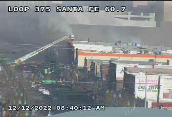 The El Paso Fire Department is fighting a fire on S. El Paso St. in Downtown