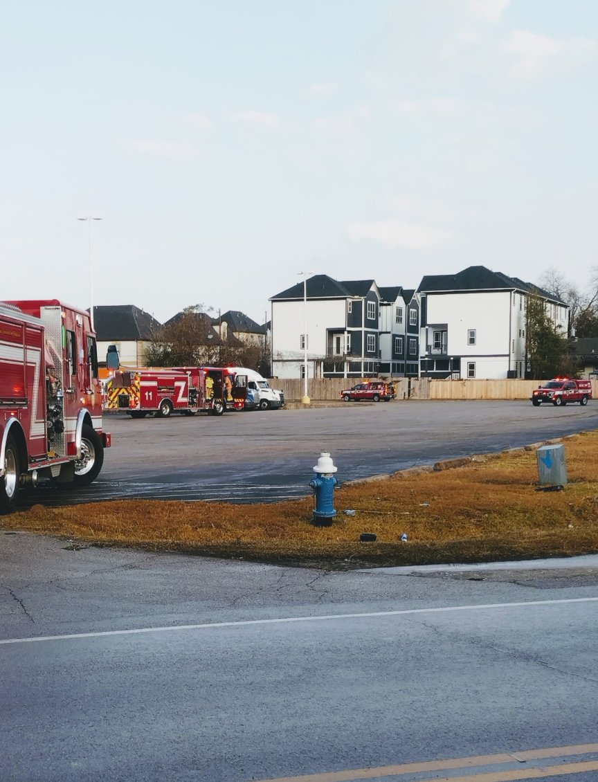 Electrical malfunction at Restaurant Depot on W. 20th Street in Houston & about 15 Houston Fire Dept Trucks and Ambulances at the scene. 