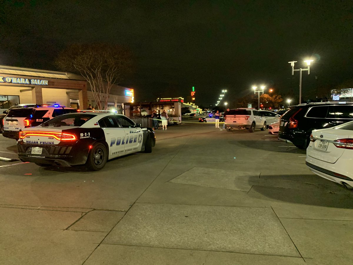 Dallas Police are on the scene of a shooting off 5600 Lovers Lane.  a suspect was shot while attempting to carjack a victim at the location.  The suspect was taken to a local hospital for treatment. Two other suspects ran from the scene