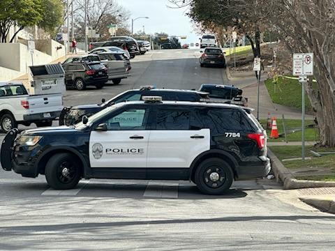 Austin police on scene of a possible shooting or stabbing in Downtown Austin near the Travis County Jail and courthouse