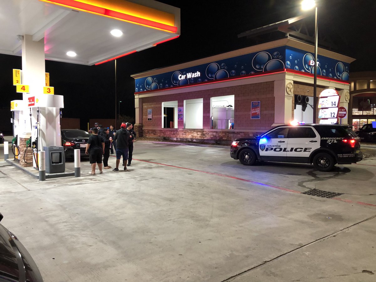 Houston Police:Northeast officers were dispatched to a shooting at the East Freeway and Mercury. Upon arrival they found a male with a gunshot wound and applied a tourniquet. Officers learned the shooting occurred in Jacinto City and turned the shooting over to them