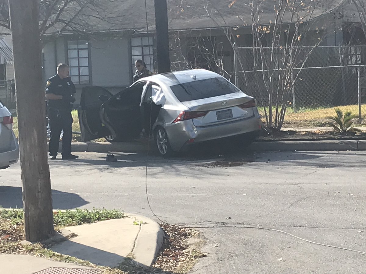 Police said the young boy was in the process of robbing someone when he fired two shots. The boy hopped into his mother's car and drove to several other locations, robbing four people in total.  He eventually crashed and was taken into custody