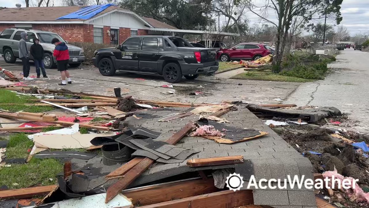 Storm surveys are underway across the Gulf Coast.   Meteorologists say tornado damage on the southeast side of Houston was caused by at least EF2 strength winds