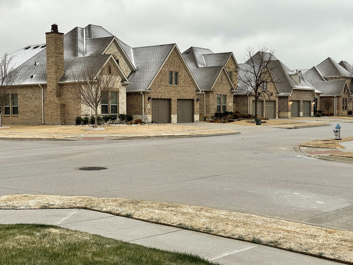 Some freezing precipitation right now in the Colony, W. Frisco, and SE Denton County.  Vehicle windshields iced over, and driveways, streets have a coating of ice