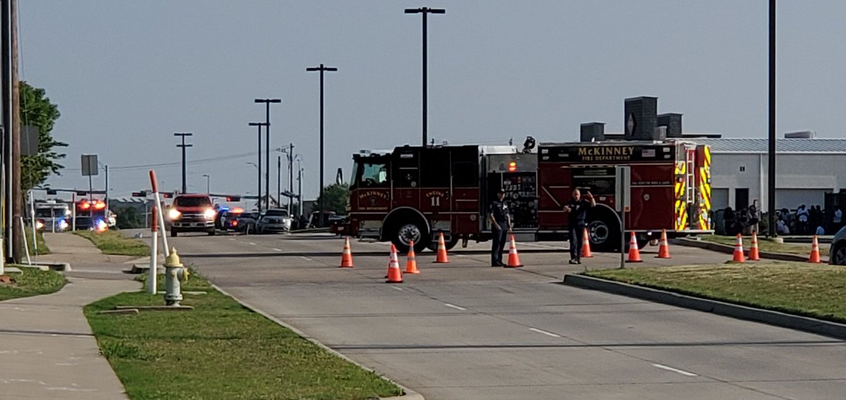 From law enforcement 7 dead on scene; 9 injured were transported; 2 died at the hospital; 3 were critical; 4 were stable. A mass shooting at Allen Premium Outlets in Allen, Texas, claimed the lives of nine people