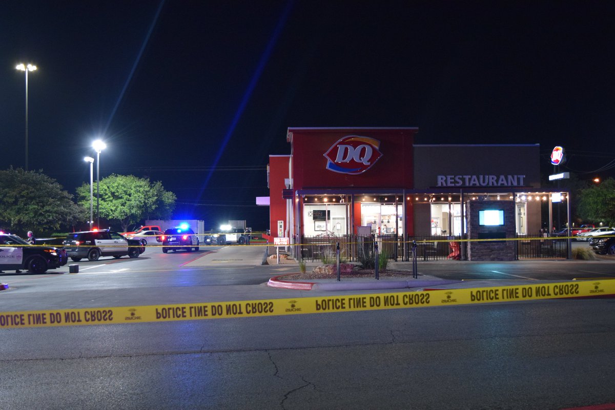 APD is on scene of a shooting at 9426 S I-35 Frontage Rd (Dairy Queen). Victim was transported to a local hospital with gunshot wounds, its unknown if they self transported or EMS transported. Crime scene is focused around a lighter colored Malibu in the parking lot.