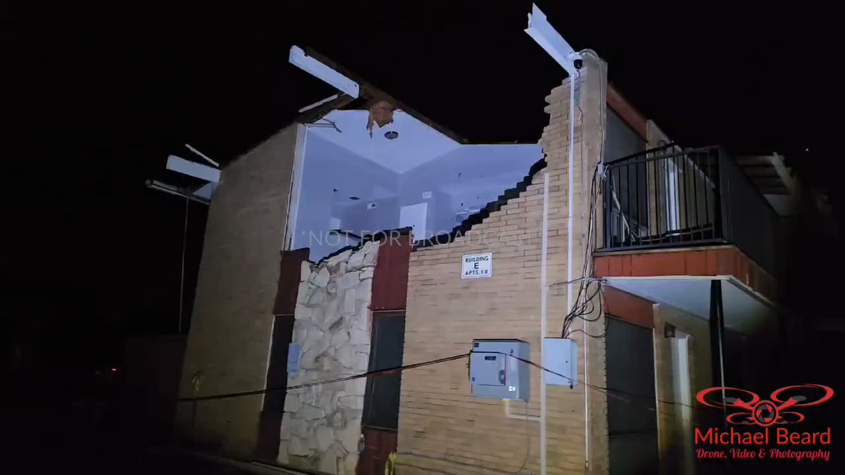 Nearly 10 thousand people spent most of Thursday night with out power after downburst winds caused major damage in Wichita Falls, TX late Thursday night