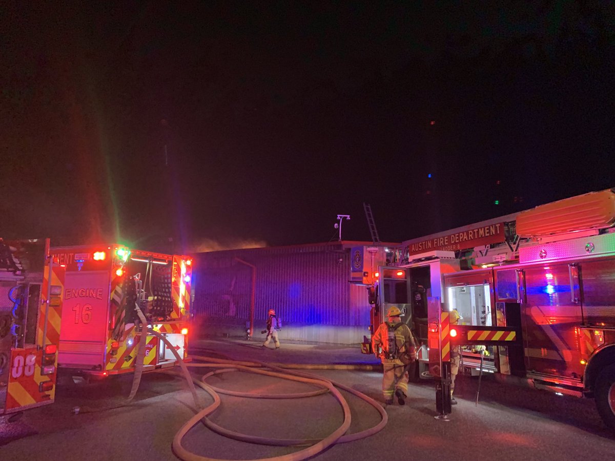 Working fire in freight warehouse 8080 Purnell Dr has been brought under control. Appears to be contained to an office area and small portion of the roof