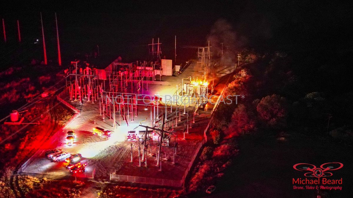 Eagle mountain with aid from several surrounding cities worked a transformer fire at a power plant late Thursday night on the 10000 block of Morris Dido Newark dr. No injuries where reported but it took several hours for the fire to be extinguished