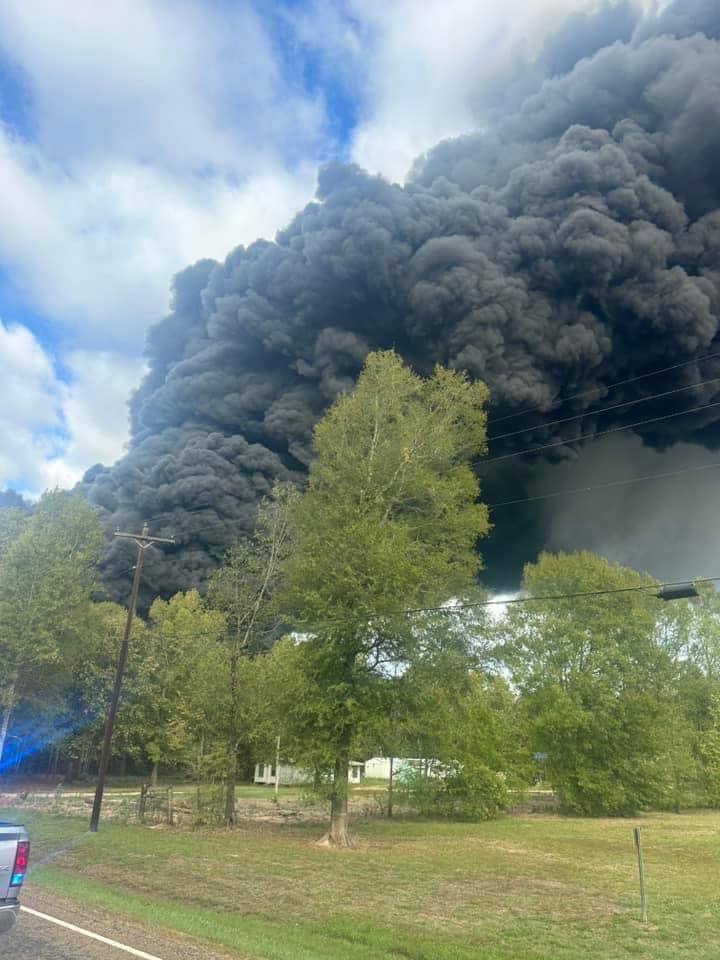 A large explosion and fire reported at a chemical plant in San Jacinto County, TX.  Evacuations are in progress along FM 1127 in Shepherd.P/C  Pct. 2 Constable San Jacinto County