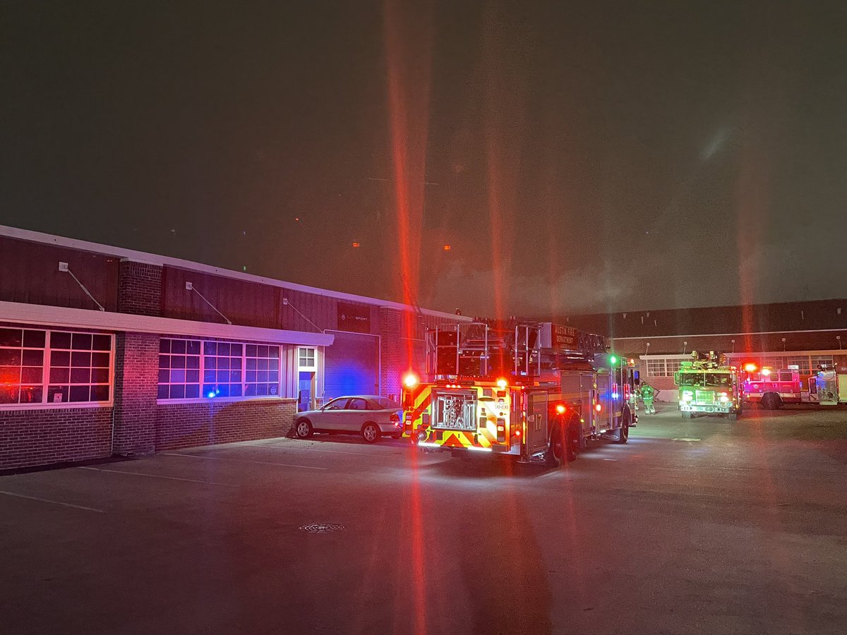 Austin Fire on scene in 300blk of Industrial Blvd. commercial building with smoke inside