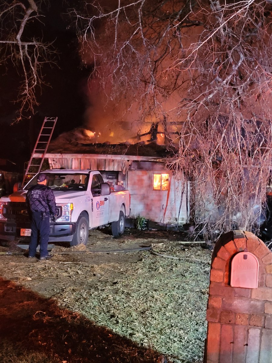 Constable Deputies and Spring Fire Department are on the scene of a home on fire at 4300 TOWERGATE DR. There are no reported injuries, currently.
