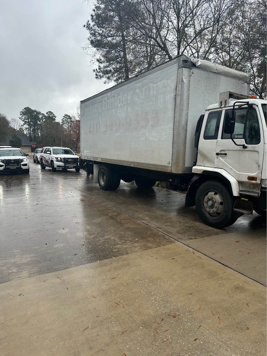 Constables have recovered the Home Depot delivery truck that was stolen in the 1200 block of Lavendar Shade Ct. The suspect was not located at this time. Investigation continues