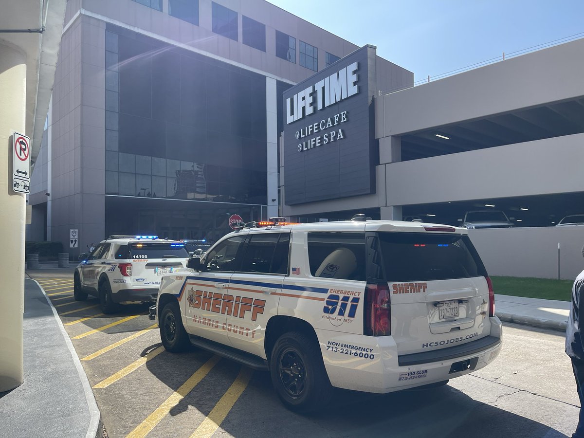 Scene of a reported active shooter at Lakewood Church in Houston. 