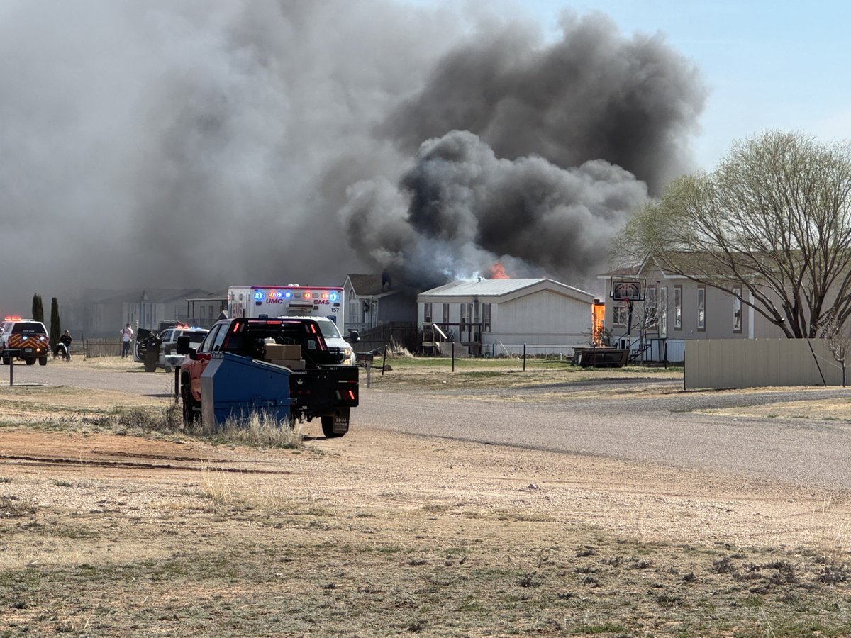 Crews are responding to a house fire in south Lubbock County. People are asked to avoid the area at this time