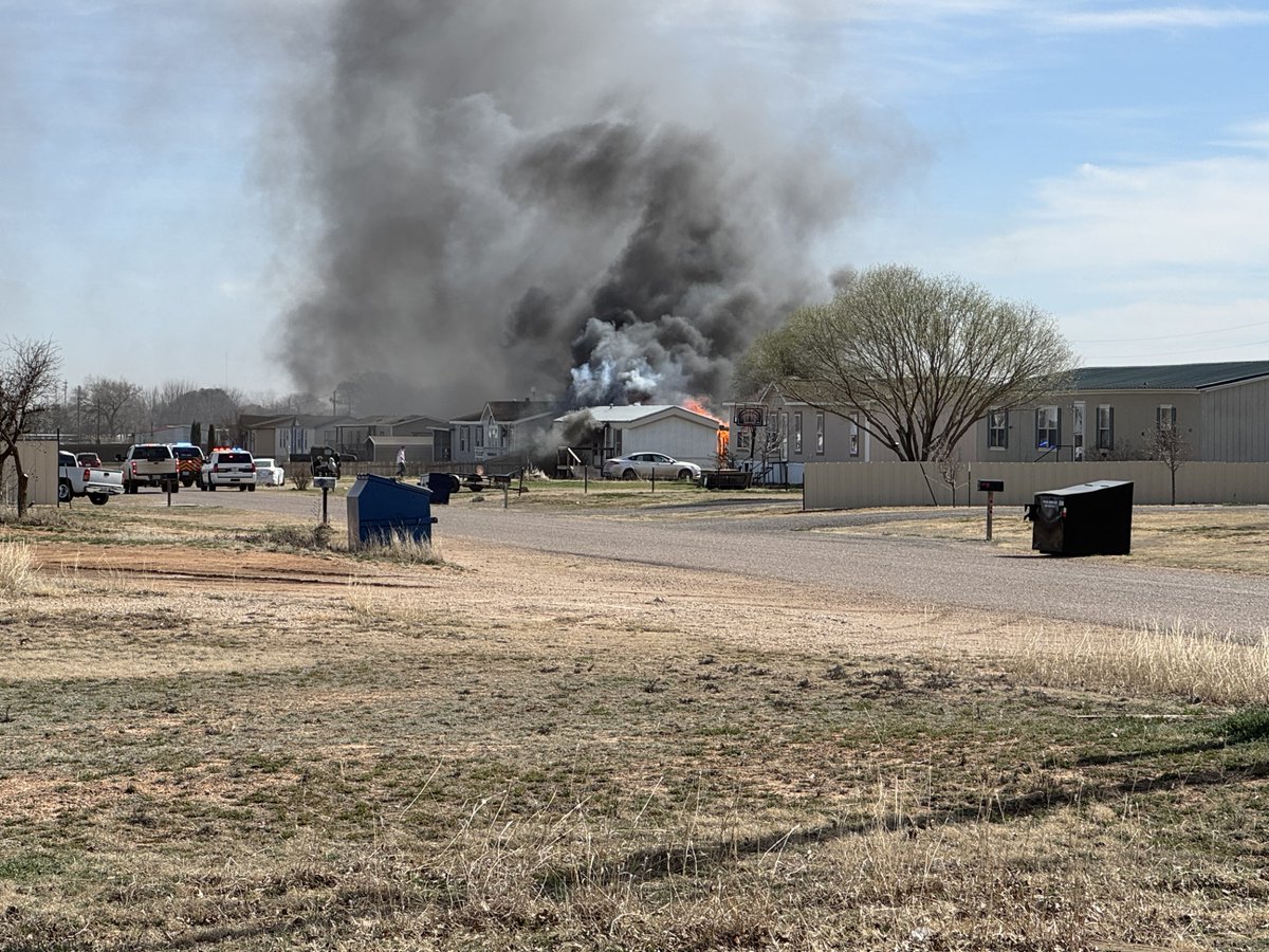 Crews are responding to a house fire in south Lubbock County. People are asked to avoid the area at this time