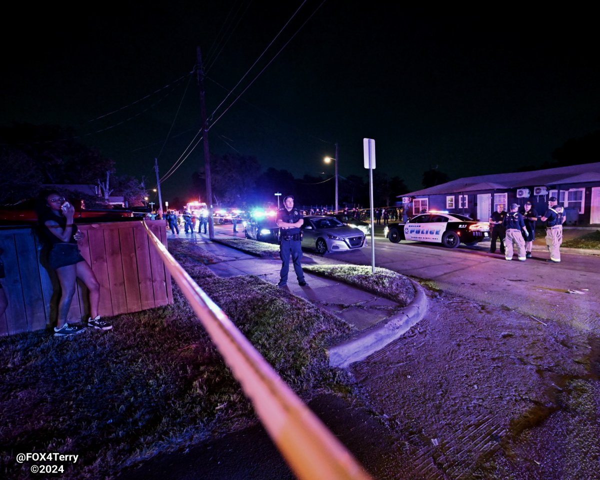 At least one person is dead, several others shot after a neighborhood gathering turns violent.