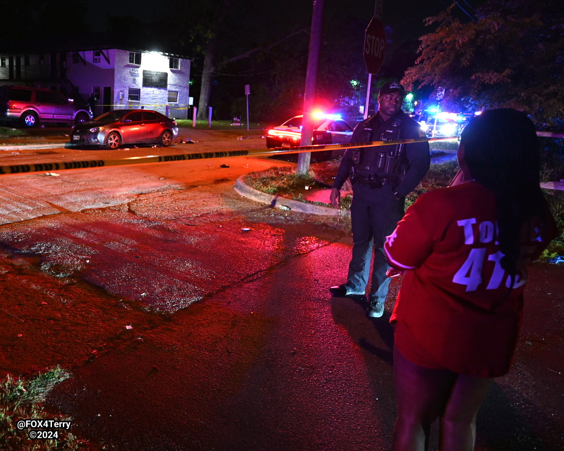At least one person is dead, several others shot after a neighborhood gathering turns violent.