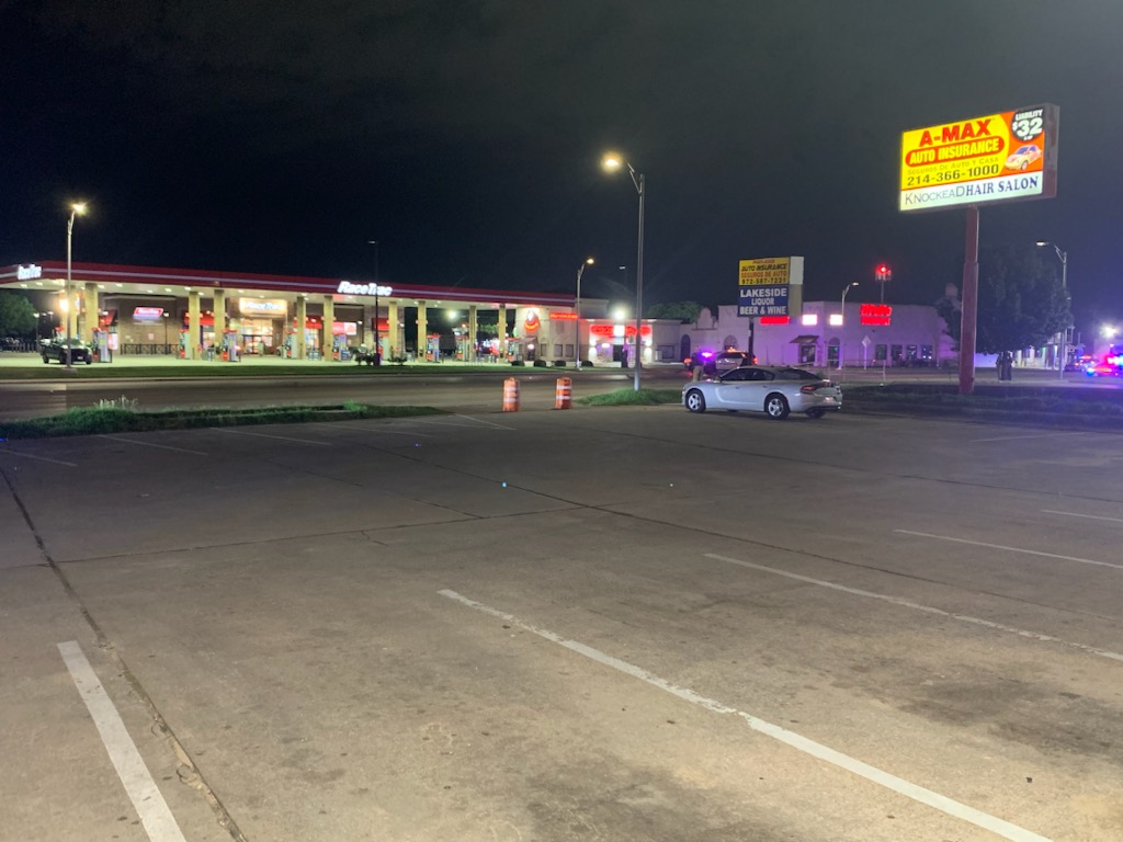 Dallas PD are investigating a fatal crash near Community Dr and W Northwest Hwy. Witness tells  a man and a woman were crossing Northwest Hwy to go to a nearby gas station when a speeding car hit the woman and did not stop. Woman died at the scene