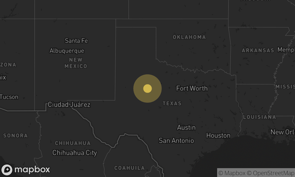 A 3.3 magnitude earthquake occured at 16 km NE of Hermleigh, Texas.