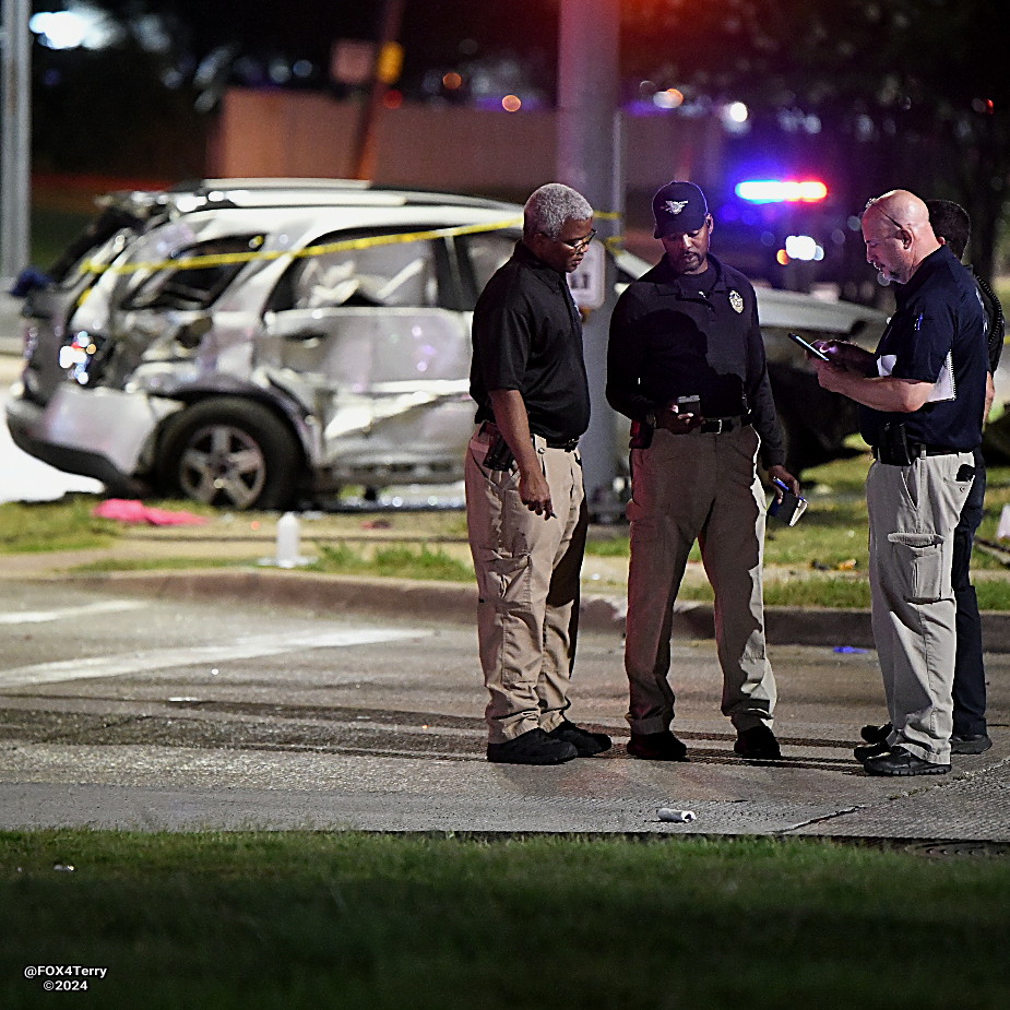 One person is dead, 7 others injured in an overnight crash at Samuell Blvd and St Francis Ave.