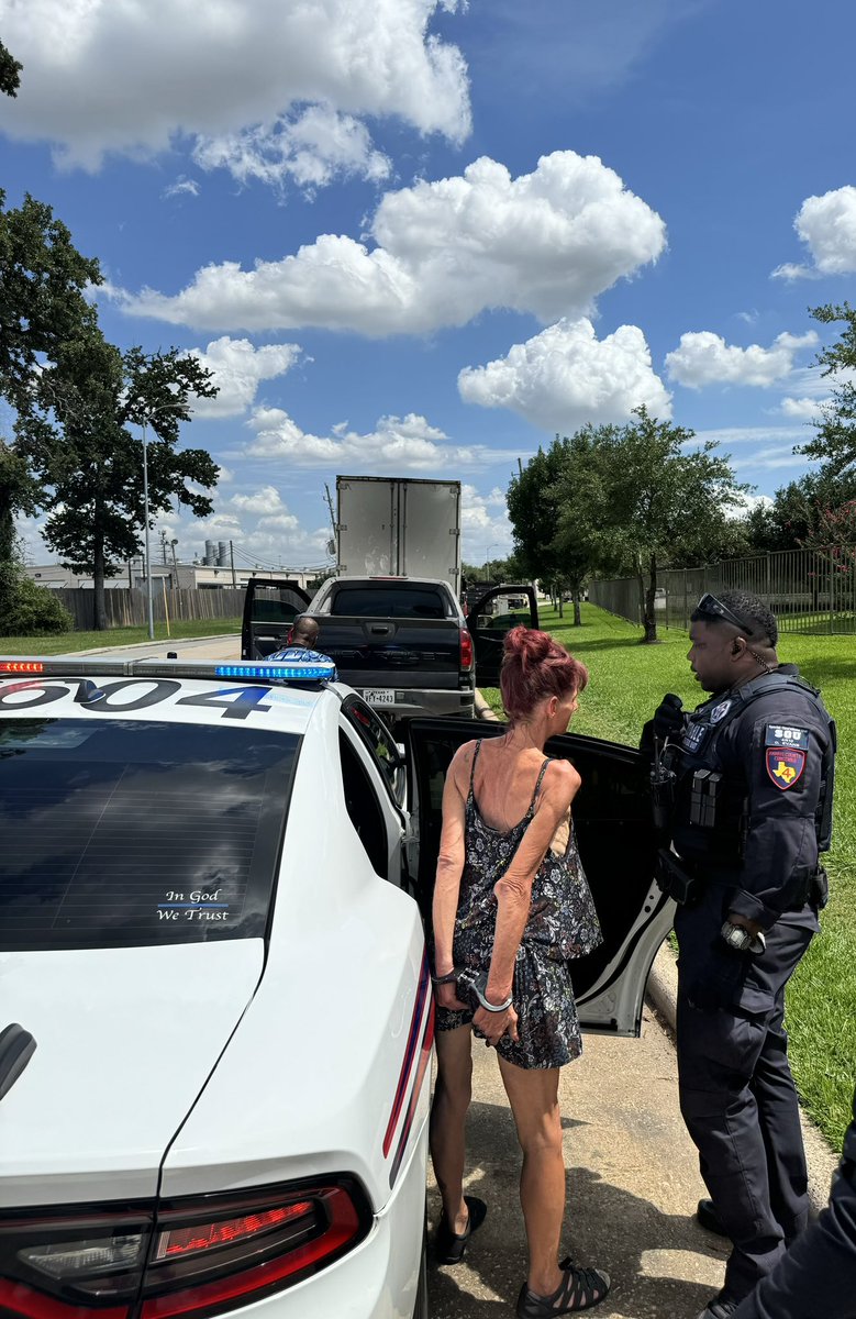 Constable Mark Hermans Special Operations Unit have an adult male in custody following a traffic stop in the 17800 block of Westfield Place. The female provided a fictitious name but was positively identified and found to have an open Felony Warrant for PCSGreat work