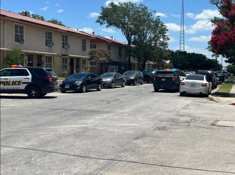 One man was hospitalized after a shooting at an apartment complex on the city's West Side.The shooting happened shortly after noon on the 1100 block of San Fernando Street