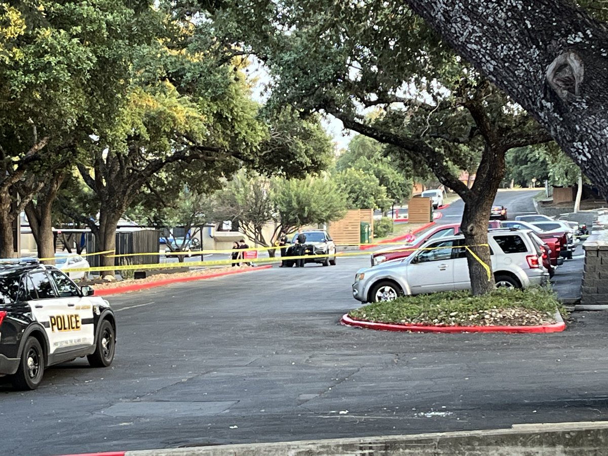 Police are investigating a shooting incident after a couple was targeted in front of their apartment complex on the city's Northwest side.