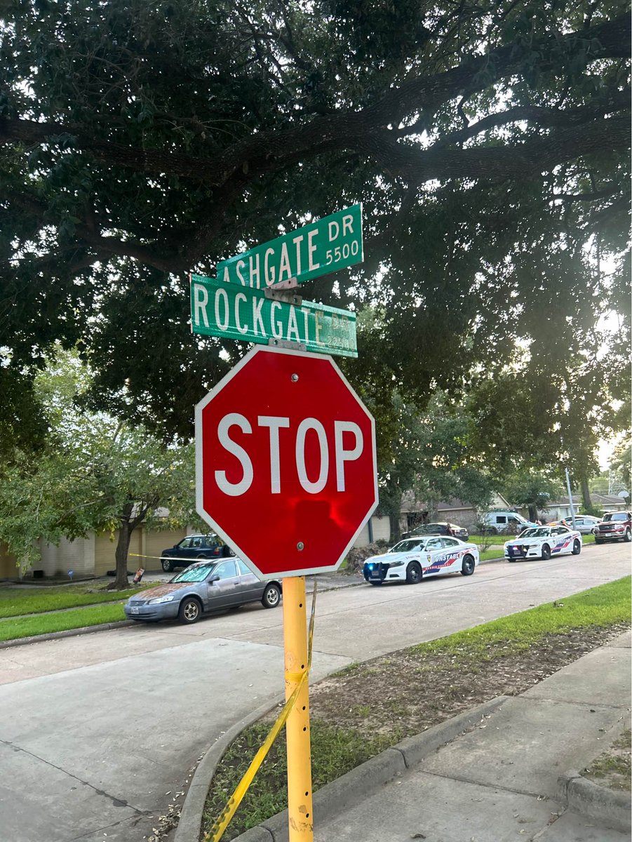 Heavy police presence in the 5500 block of Ashgate Drive.Constable Deputies are investigating a shooting. A male victim was shot in the chest. The victim was transported to a local hospital by EMS.One person detained at this time. Investigation  continues