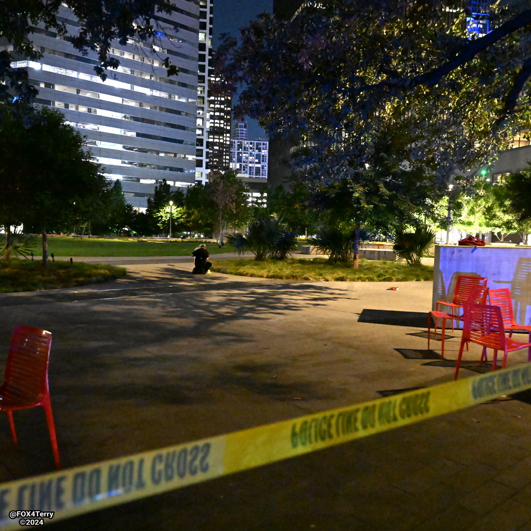 Dallas Police say back to school night at a popular downtown club led to a large number of juveniles to gather along 1900 Pacific . An altercation turned shots fired occurred and a 14 yr old bystander was wounded.