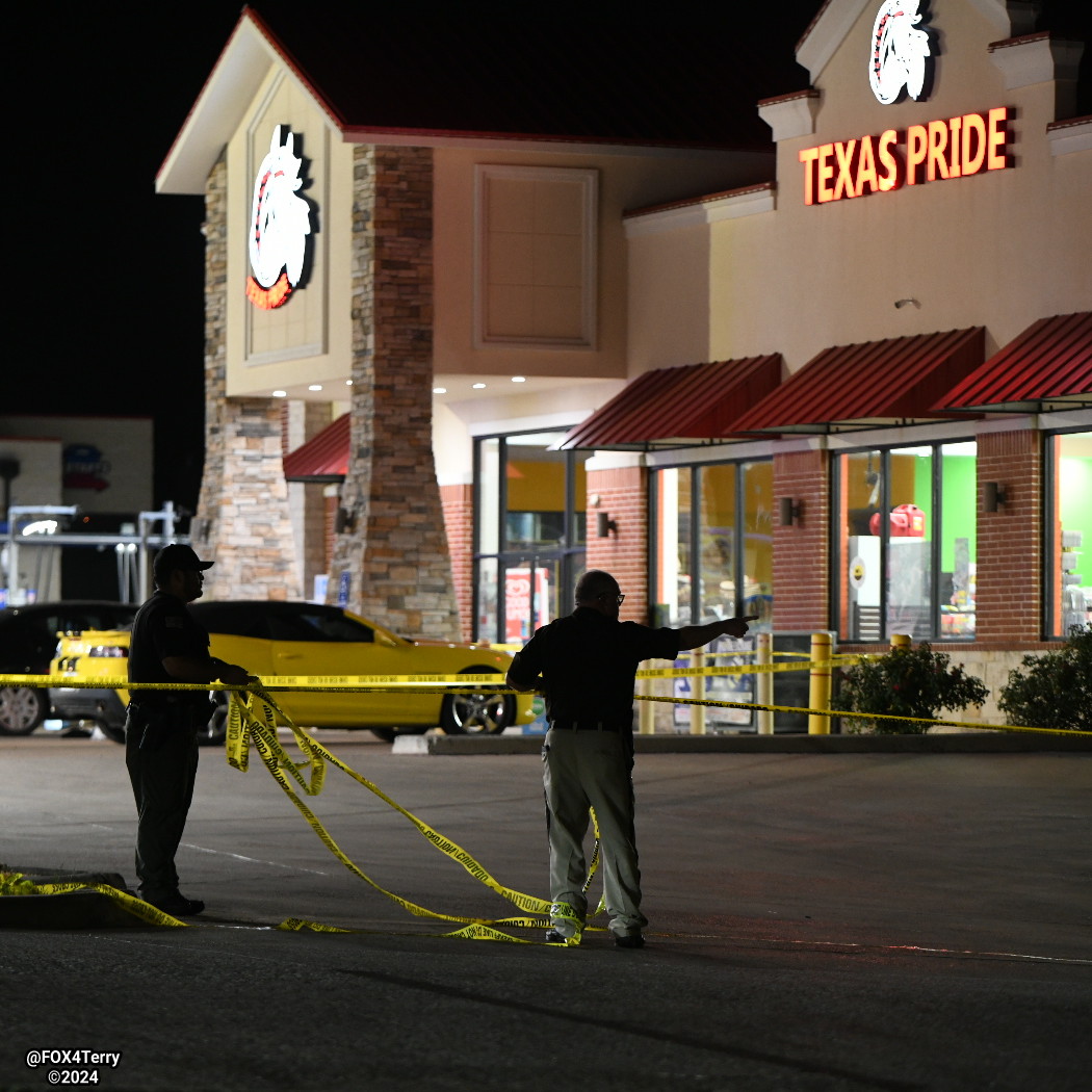 2 officers injured from gunfire - 1 suspect is deceased - just outside of dallas,tx A Kaufman Co deputy Sheriff and a Crandall police officer are shot responding to an alarm. The suspect is shot dead.