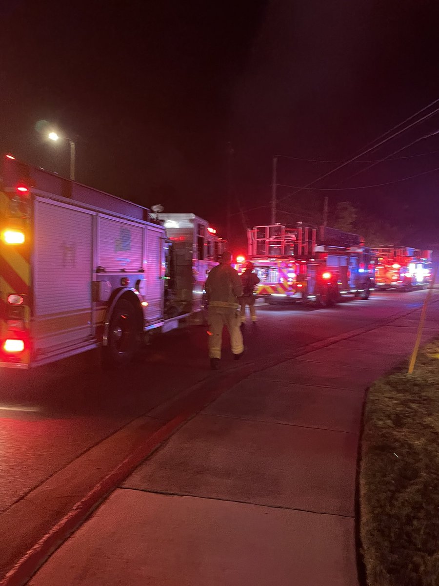 AFD on scene of a working structure fire in the 100 block of E Slaughter lane. Fire crews fighting fully involved single story structure fire.