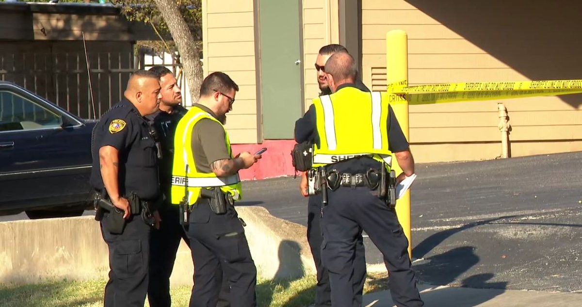 An off-duty Bexar County Sheriff's deputy is hospitalized after being hit by a vehicle while working traffic control on the Northwest Side