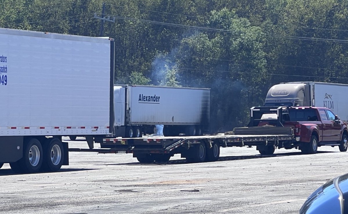 Hazmat situation at Petro truck stop in Beaumont