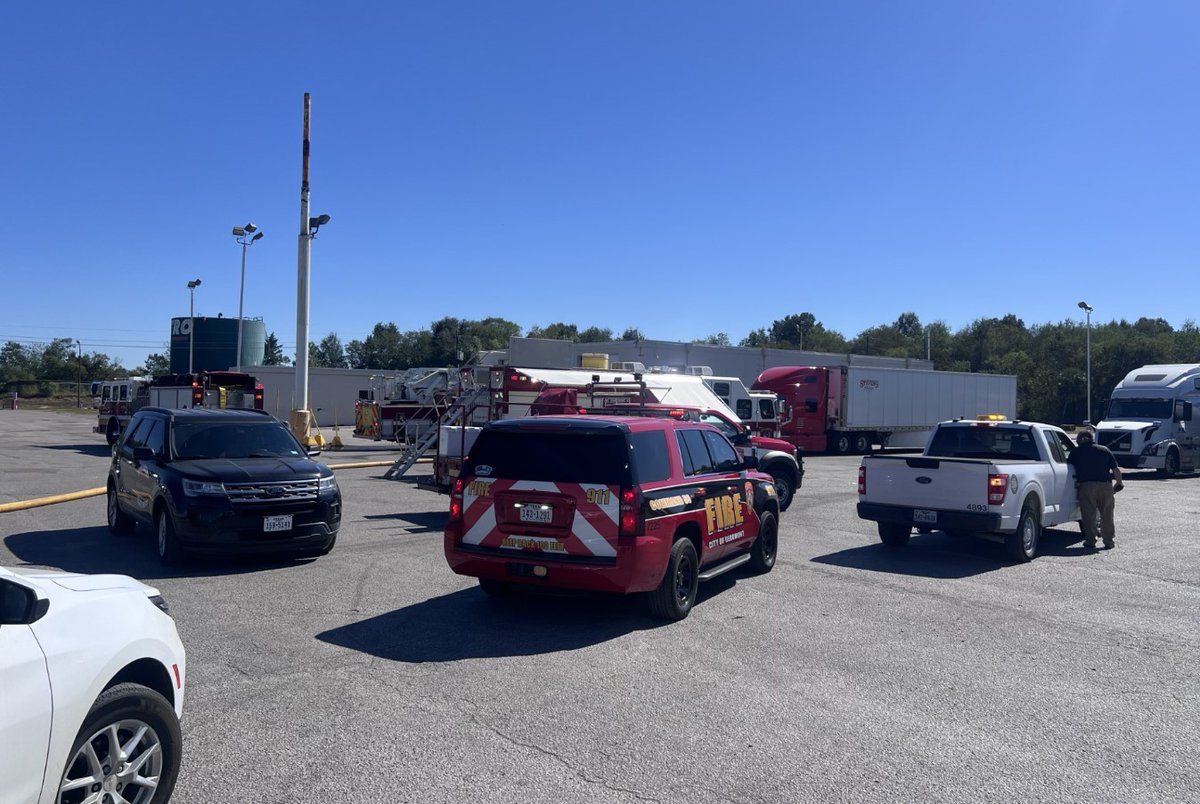 Hazmat situation at Petro truck stop in Beaumont