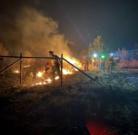 The Hudson Fire in Bastrop County has burned an estimated 400 acres and is 50% contained as of Monday afternoon, according to officials