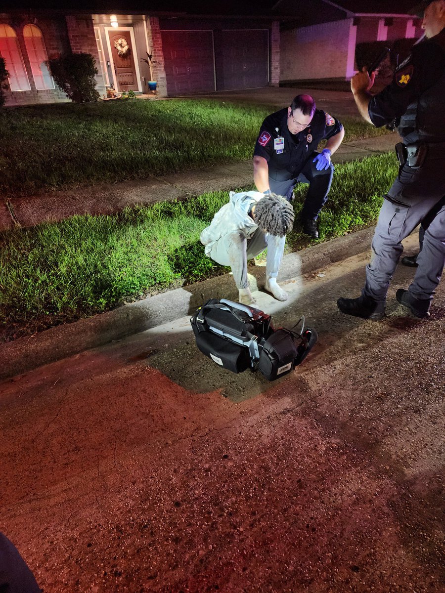 Constable Deputies have collapsed the police perimeter in the 18900 block of Atascocita Trace. Constable K9 Lanzo located and apprehended the evading suspect.  for the official press release. 