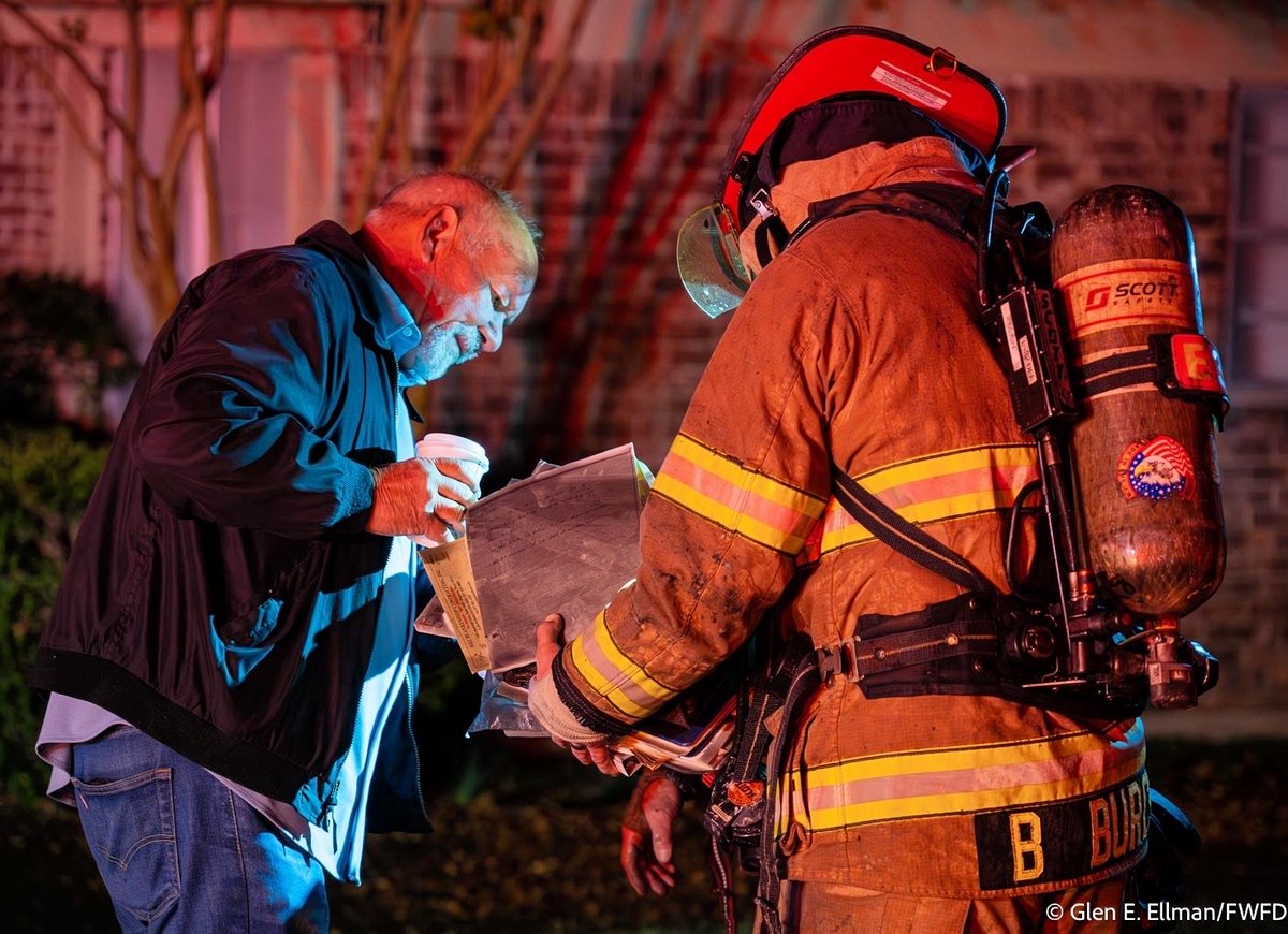 Fort Worth Fire Department was dispatched (with multiple calls) to assist on a mutual aid fire in the 3800 block of Van Deman Drive just inside the @benbrooktx