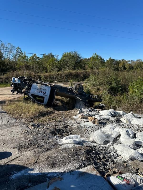 HCSO_D4Patrol is assisting at a train and truck crash scene at 24916 Highway 290. A work truck was struck by a train while crossing a railroad trestle. Thankfully, the two occupants of the truck sustained non-life-threatening injuries and are in good condition at a hospital