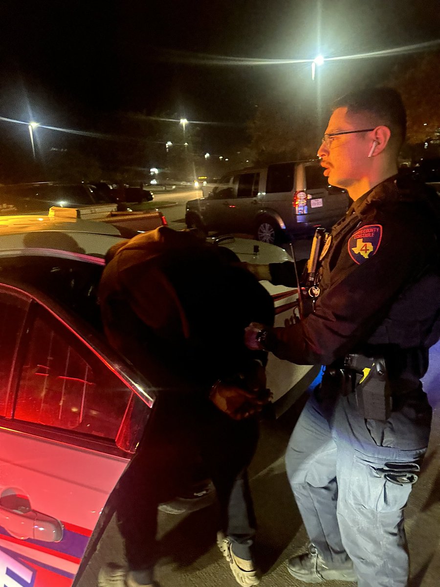 CONSTABLES NAB BURGLARY SUSPECT IN THE ACT.. Lieutenant Amaya with Constable Mark Herman’s Office caught a vehicle burglary suspect in the act in the 29300 block of the Northwest Freeway. 