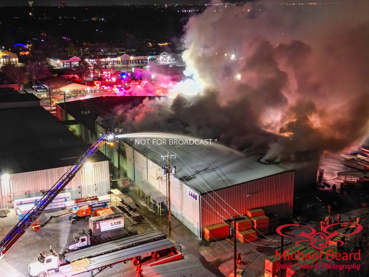 A late night fire in Arlington quickly turns into a 4 alarm battle at a commercial building on E Abrams Friday night