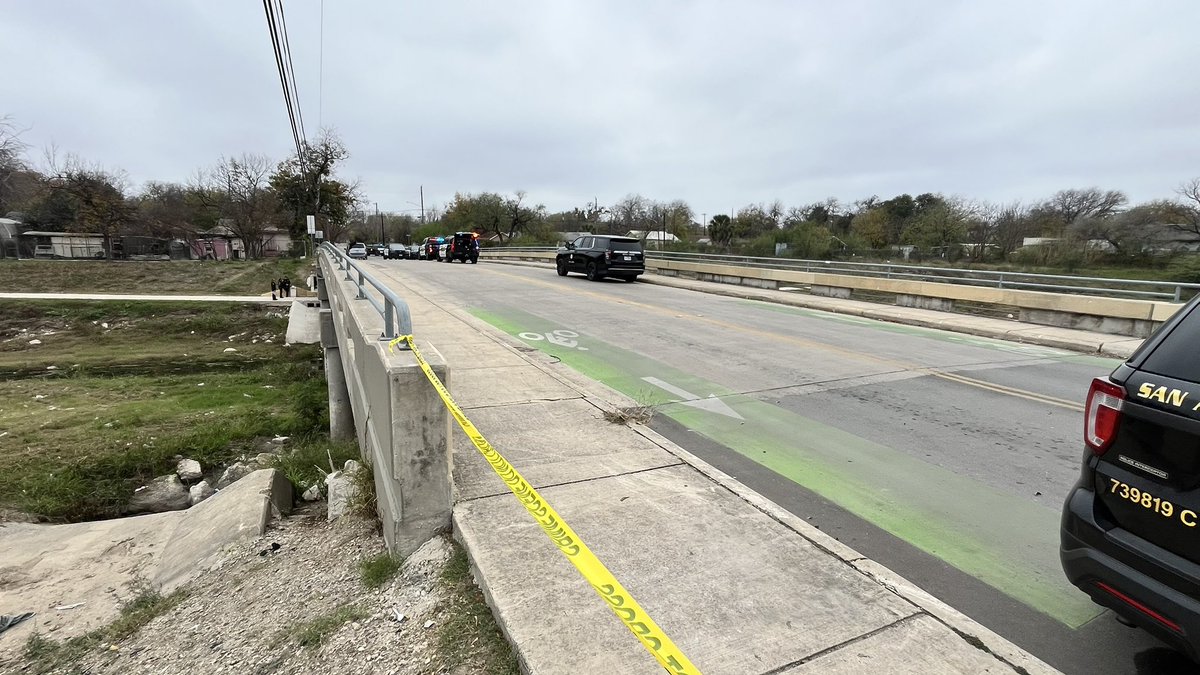 The body of a deceased male has been found under a bridge on the westside. San Antonio police and park police at the scene