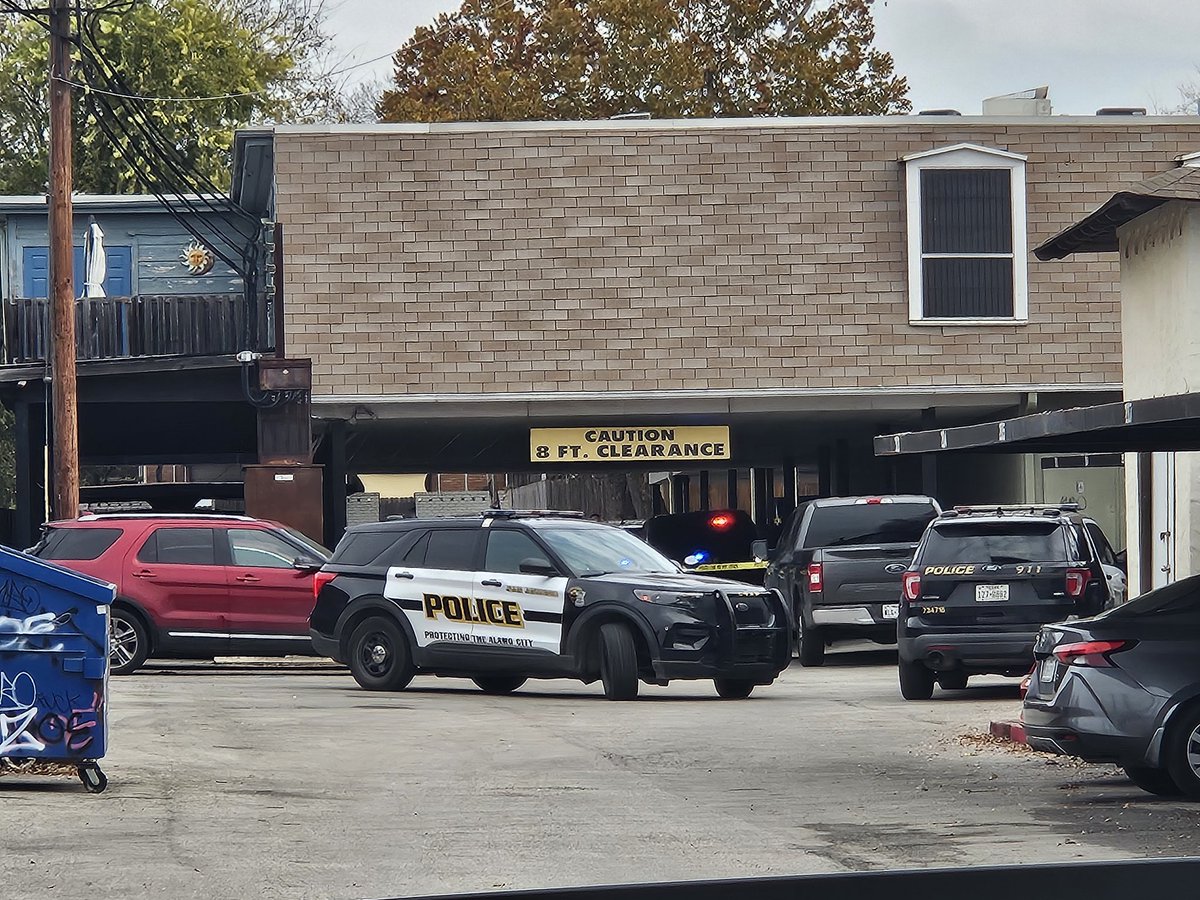 Officer involved shooting at an apartment complex off Melrose Place and Belknap Place near an H-E-B.