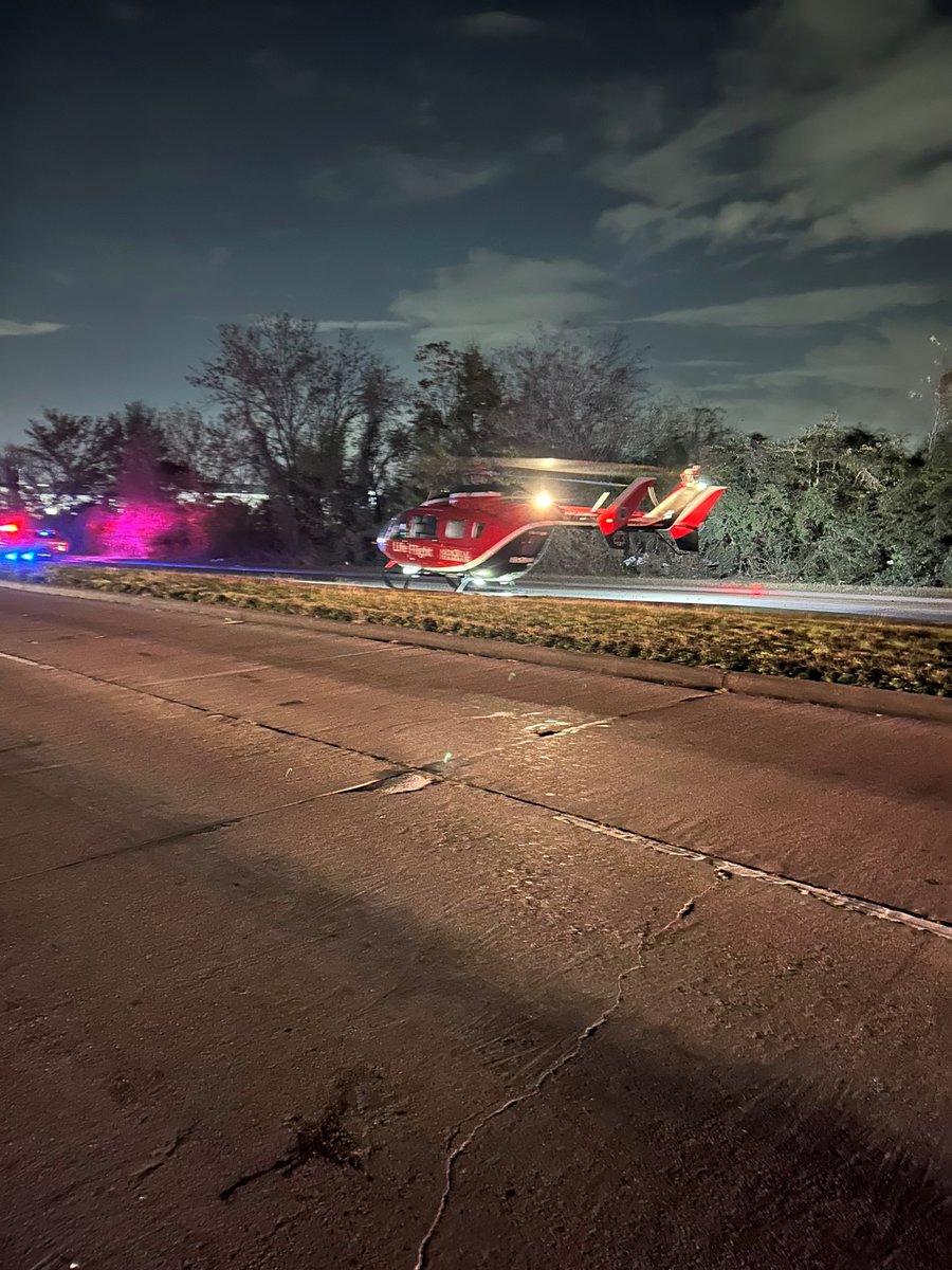 Xmajor injuries reported and lifeflight transporting. Road closures still in affect.EMS and deputies are responding to a major accident at Rodney Ray BLVD & Fairbanks N Houston. Expect delays and possible road closures.  