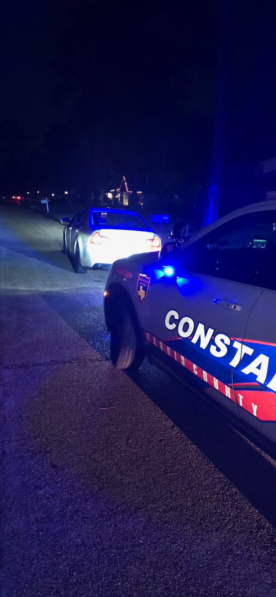 Deputy Hamilton with Constable Mark Office has an adult male in custody following a traffic stop in the 19200 block of Joanleigh Drive. The male has an open Felony Warrant for Aggravated Assault out of Montgomery County.