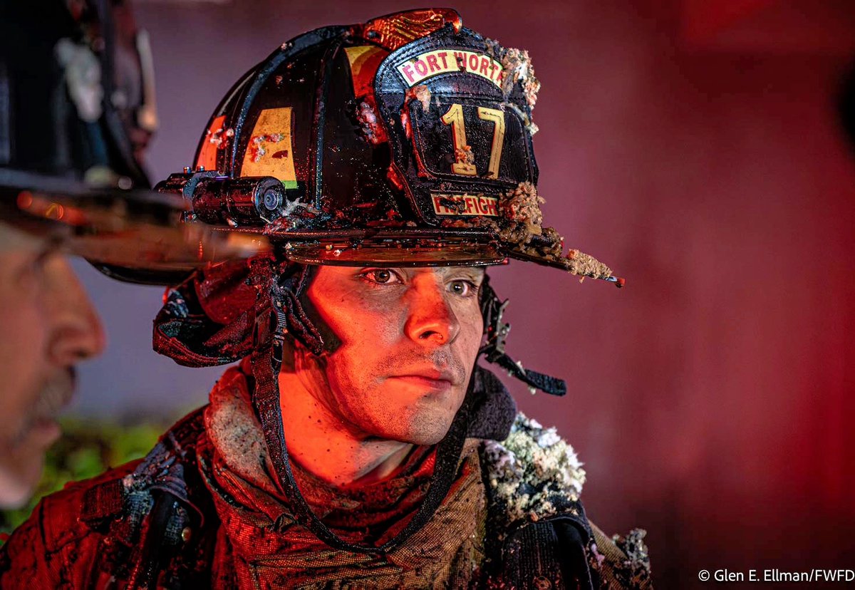 The Fort Worth Fire Department received multiple calls of a house on fire in the 1300 block of Stafford Drive on the southside of the city. When crews arrived, they found fire through the roof of the home.