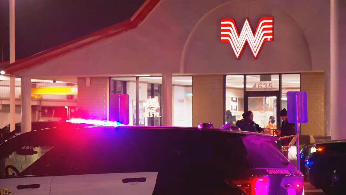 DRIVE-BY SHOOTING    are searching for a suspect after a shooting outside a Whataburger on the East side